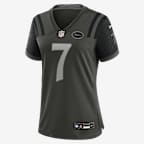 Justin Fields New York Jets Rivalries Collection Women’s Nike NFL Game Jersey - Green