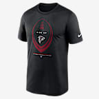 Atlanta Falcons Legend Icon Men's Nike Dri-FIT NFL T-Shirt - Black