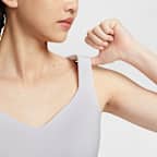 나이키 인디 하이 서포트 여성 패드 어저스터블 스포츠 브라