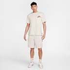 เสื้อยืดสเก็ตบอร์ดมีโลโก้ Nike SB