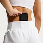 Nike Tempo Flow Swoosh Women's Dri-FIT Mid-Rise Brief-Lined Running Shorts