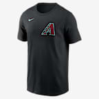 Playera Nike de la MLB para hombre Ketel Marte Arizona Diamondbacks - Negro