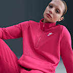 Sudadera de medio cierre para mujer Nike Sportswear Club Fleece