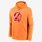 Tampa Bay Buccaneers Club Logo Men's Nike NFL Pullover Hoodie - Orange
