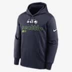 Seattle Seahawks Men’s Nike Therma NFL Pullover Hoodie - Navy