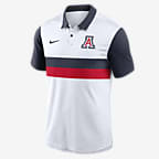 Arizona Wildcats Primetime Campus Vapor Men's Nike Dri-FIT College Polo - White