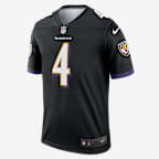 Jersey Nike Dri-FIT de la NFL Legend para hombre Zay Flowers Baltimore Ravens - Negro