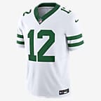 Jersey de fútbol americano Nike Dri-FIT de la NFL Limited para hombre Joe Namath New York Jets - Blanco