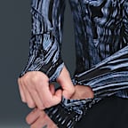 เสื้อวิ่งซิปสั้นกันยูวีพิมพ์ลายผู้หญิง Dri-FIT Nike Swift