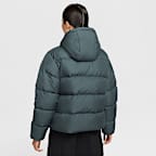 나이키 스포츠웨어 메트로 여성 써마 핏 루즈 핏 후드 패딩 재킷