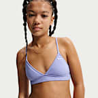 Trojúhelníkové bikiny Nike Swim Effortless Essential pro větší děti (dívky)
