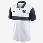 Polo universitario Nike Dri-FIT para hombre Penn State Nittany Lions Primetime Campus Vapor - Blanco