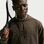 Felpa pullover da tennis in French Terry con cappuccio Dri-FIT NikeCourt Heritage – Uomo