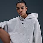 Sudadera con gorro sin cierre de tejido Fleece over-oversized para mujer Nike Sportswear Phoenix