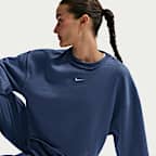 나이키 스포츠웨어 칠 테리 여성 오버사이즈 프렌치 테리 크루넥 스웻셔츠