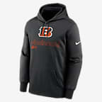 Cincinnati Bengals Men’s Nike Therma NFL Pullover Hoodie - Black