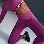 Leggings de cintura alta sin costura delantera de 7/8 para mujer Nike Universa