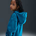 Nike Sportswear Club Fleece Big Kids' Oversized Full-Zip Hoodie
