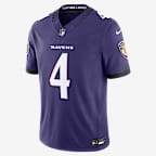 Zay Flowers Baltimore Ravens Men's Nike Dri-FIT NFL Limited Jersey - Purple
