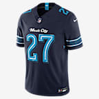 Eddie George Tennessee Titans Rivalries Collection Men's Nike Dri-FIT NFL Limited Jersey - College Navy