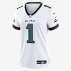 Jersey Nike de la NFL Game para mujer Jalen Hurts Philadelphia Eagles - Blanco