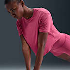 Playera de manga corta Dri-FIT cropped para mujer Nike One Relaxed