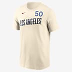 Mookie Betts Los Angeles Dodgers City Connect Fuse Men's Nike MLB T-Shirt - Navy