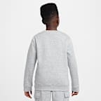 ナイキ スポーツウェア クラブ フリース ジュニアスウェットシャツ