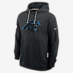 Carolina Panthers Initial Home Sideline Men's Nike Dri-FIT NFL Pullover Hoodie - Black