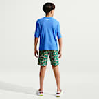 Playera de manga corta Dri-FIT UV para niño talla grande Nike Swim Hydroguard