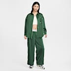 Nike Sportswear Women's Oversized Satin Long-Sleeve Top