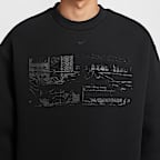 Nike Tech 男款 Fleece 反光裝飾圓領上衣