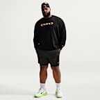 Sudadera de correr de cuello redondo Dri-FIT para hombre Nike Retro