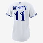 Jersey Nike de la MLB Replica para mujer Bo Bichette Toronto Blue Jays 2025 World Series Participant