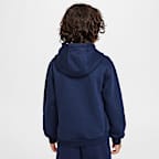 Sudadera con gorro sin cierre de tejido Fleece para preescolar Nike Sportswear Powder Play