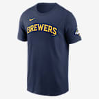 Jacob Misiorowski Milwaukee Brewers 2026 World Series Champions Men's Nike MLB T-Shirt - Navy