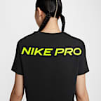 Nike Pro Women's Dri-FIT Short-Sleeve Cropped Tee
