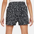Nike One Big Kids' (Girls') Woven High-Waisted Shorts