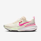 Nike Invincible 3 Women's Road Running Shoes - Sail/Vapour Green/Medium Soft Pink/Hyper Pink