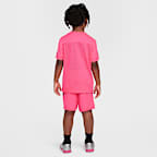 Nike Dri-FIT Kylian Mbappé Little Kids' ACD25 Short Sleeve Top and Shorts Set
