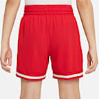 Shorts de básquetbol de 13 cm para niños talla grande Nike DNA