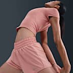 ナイキ Dri-FIT ワン ウィメンズ ミッドライズ 8cm ブリーフラインド ショートパンツ