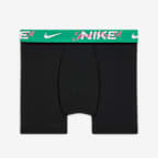 Ropa interior hasta la pretina "Just Do It" para niños talla grande (paquete de 3) Nike Dri-FIT