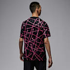 パリ サンジェルマン (PSG) アカデミー プロ メンズ ナイキ Dri-FIT サッカー プレマッチ ショートスリーブ トップス