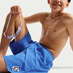 Shorts de vóleibol de 18 cm con forro de ropa interior para niño talla grande Nike Swim Breaker