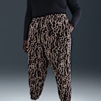 Nike Sportswear Phoenix Fleece Women's High-Waisted Oversized Printed Sweatpants (Plus Size)