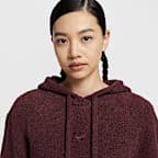 나이키 스포츠웨어 피닉스 코지 부클레 여성 루즈 니트 후디