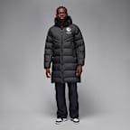 Paris Saint-Germain Strike Windrunner PrimaLoft® Fourth Men's Jordan Storm-FIT Football Hooded Jacket
