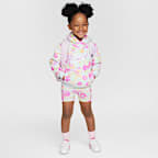 Sudadera con gorro sin cierre estampada para bebés Nike Flow-Ral