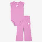 Nike Baby (3–6M) Paperbag Waist Trousers 2-Piece Baby Set